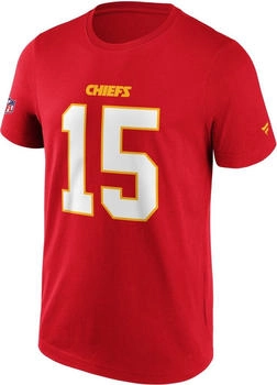Fanatics NFL Kansas City Chiefs Shirt 15 Patrick Mahomes (505647) red