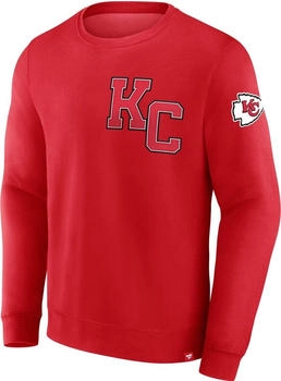 Fanatics Kansas City Chiefs Varsity Letter NFL Fleece Pullover (197833) red