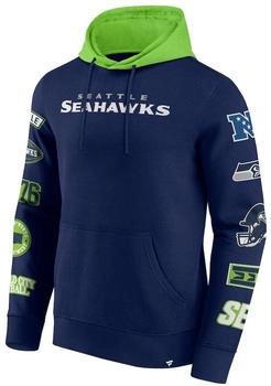 Fanatics Seattle Seahawks NFL Sleeve Prints Hoody (197554) blue