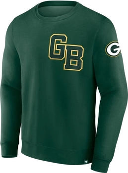 Fanatics Green Bay Packers Varsity Letter NFL Fleece Pullover (197171) green