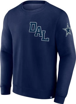 Fanatics Dallas Cowboys Varsity Letter NFL Fleece Pullover (197833) blue