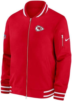 Nike Kansas City Chiefs Nike Sideline Coach Bomber NFL Jacket red