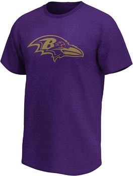 Fanatics NFL Baltimore Ravens T-Shirt Mono Core Graphic lila Logo (2011MPPL7ADBRA) beige/braun/weiß