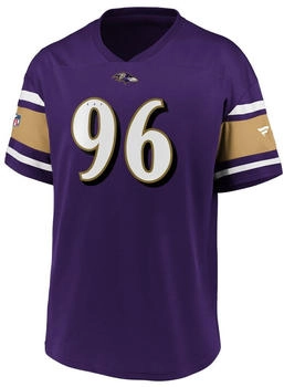 Fanatics NFL Baltimore Ravens 95 Trikot Shirt Polymesh Franchise Supporters Iconic (2080MPPLFHEBRA) blau