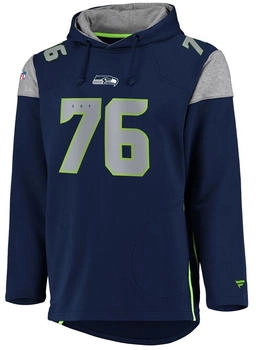Fanatics NFL Seattle Seahawks #76 Hoody hooded Jersey (58487514) blau
