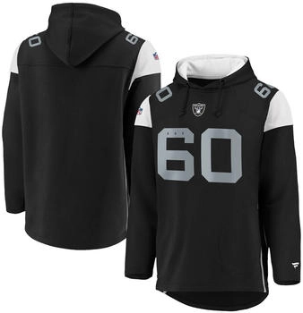 Fanatics NFL Las Vegas Raiders #60 Hoody hooded Jersey Sweater (58494253) schwarz