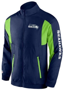 Fanatics Seattle Seahawks Foundation Crinkle Track Jacket (54051372) blau