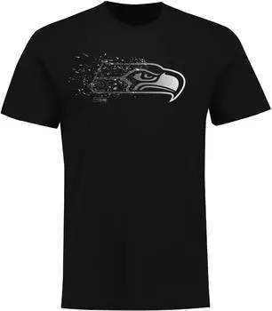 Fanatics NFL Seattle Seahawks Shatter Graphic Logo Football Shirt (1878MBLK7HWSSE) schwarz