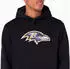 New Era Men's hoodie Baltimore Ravens logo (60504539-001) black