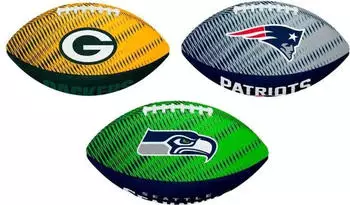 Wilson NFL JR Team Tailgate Football Green Bay Packers (WF4010012XBJR-GB) yellow/green