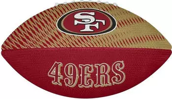 Wilson NFL Team Tailgate Football Junior Team 49ers (WF4010028XBJR)