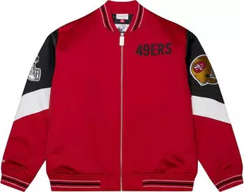 Mitchell & Ness Heavyweight satin jacket NFL San Francisco 49ers (33863563) red