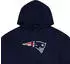 New Era NFL New England Patriots Team Logo Hoodie blue