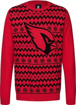 FOCO NFL Arizona Cardinals Ugly Sweater Big Logo 2-Color Christmas (86230188)