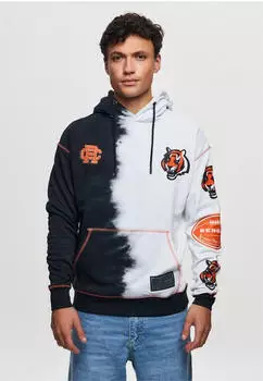 Recovered Hoodie NFL Bengals Ink Dye Effect On (RCNFL1542QS) black