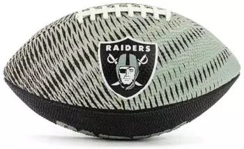 Wilson NFL Team Tailgate Football Junior Team Raiders (WF4010017XBJR_7)