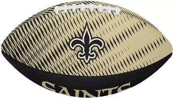 Wilson NFL Team Tailgate Football Junior Team Saints (WF4010023XBJR)