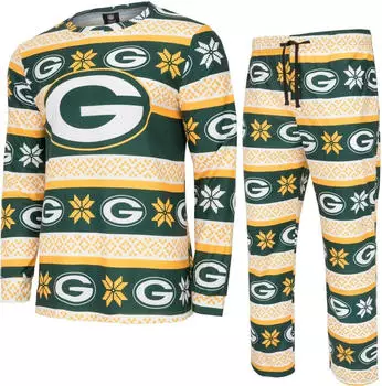 FOCO NFL Winter XMAS Pyjamas Green Bay Packers (86271983) green