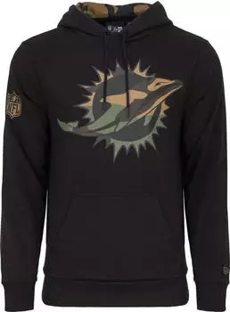 New Era Fleece hoody NFL Miami Dolphins camo (82206504) black