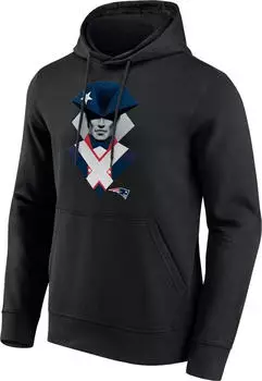 Fanatics NFL Fleece Hoody ILLUSTRATION New England Patriots (37995399) black
