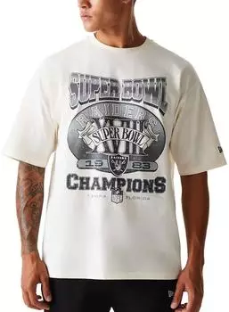 New Era NFL Shirt SUPERBOWL Las Vegas Raiders (82592393) beige/white