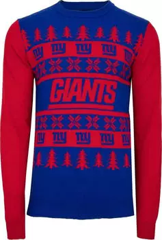 FOCO NFL Ugly Sweater XMAS Knitted Pullover New York Giants (86273536)