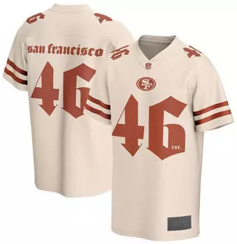 Fanatics San Francisco 49ers GOTHIC NFL Supporters Jersey (23624009) beige/white