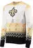 FOCO NFL Ugly Sweater XMAS Knit Pullover New Orleans Saints (86183897) white