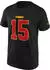 Fanatics NFL Kansas City Chiefs Shirt #15 Patrick Mahomes (1108M-BLKAH-1AE) black