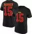 Fanatics NFL Kansas City Chiefs Shirt #15 Patrick Mahomes (1108M-BLKAH-1AE) black