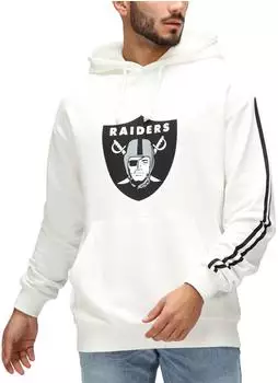 Recovered NFL Las Vegas Raiders Fleece Hoodie Ecru (45399626) white