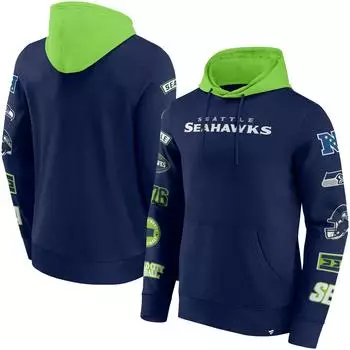 Fanatics Seattle Seahawks NFL Sleeve Prints Hoody (54999161) blue