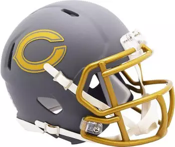 Riddell Speed Mini Football Helmet SLATE Chicago Bears (55630977) gray