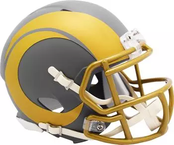Riddell Speed Mini Football Helmet SLATE Los Angeles Rams (55631493) gray