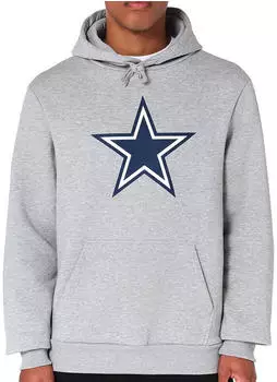 New Era Men's Hoodie NFL Dallas Cowboys Logo (83230904) gray