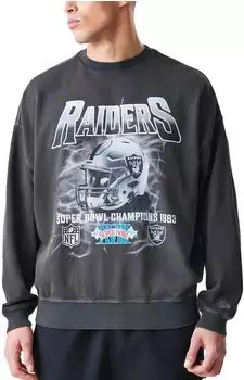 New Era Washed boxy sweater Las Vegas Raiders (60758759-020) gray