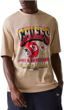 New Era Oversized NFL Kansas City Chiefs (60684362-260) beige/white