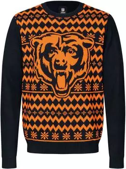 FOCO NFL Chicago Bears Ugly Sweater Big Logo 2-Color Christmas (86230430)