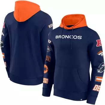 Fanatics Denver Broncos NFL Sleeve Prints Hoody (54999383) blue