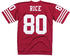 Mitchell & Ness San Francisco 49ers 1990 Jerry Rice Shirt (C18049-SF4SCA) red