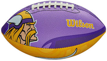Wilson Minnesota Vikings Junior Football (WTF1534XBMN) violet/yellow
