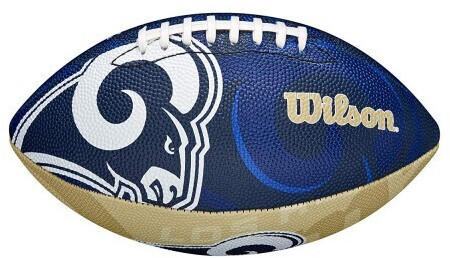 Wilson Los Angeles Rams Logo Junior Football (WTF1534IDLA) blue