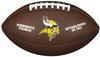 Wilson Minnesota Vikings Football (WTF1748XBMN) brown