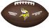 Wilson Minnesota Vikings Football (WTF1748XBMN) brown