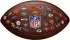 Wilson Football NFL Throwback 32 Team Jr (261979) braun