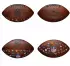 Wilson Football NFL Throwback 32 Team Jr (261979) braun