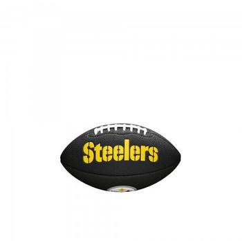 Wilson Football NFL Team Logo Mini Pittsburgh Steelers WTF1533BLXBPT