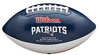 Wilson Football NFL Team Mini Peewee Logo New England Patriots