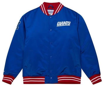 Mitchell & Ness New York Giants Heavyweight Satin Jacke (125878) blau