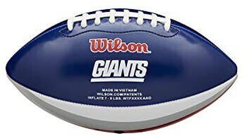 Wilson Football NFL Team Mini Peewee Logo New York Giants